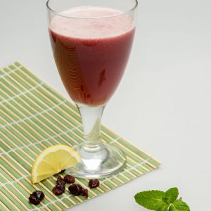 Limonada de merisor si menta – raw