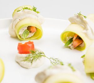 Rulouri dovlecei – raw