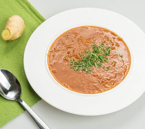 Supa de ghimbir cu fidea de orez –  vegan