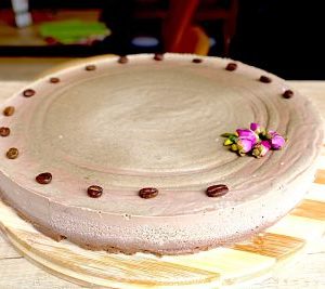 Tort cafea şi rom – raw/ fără gluten